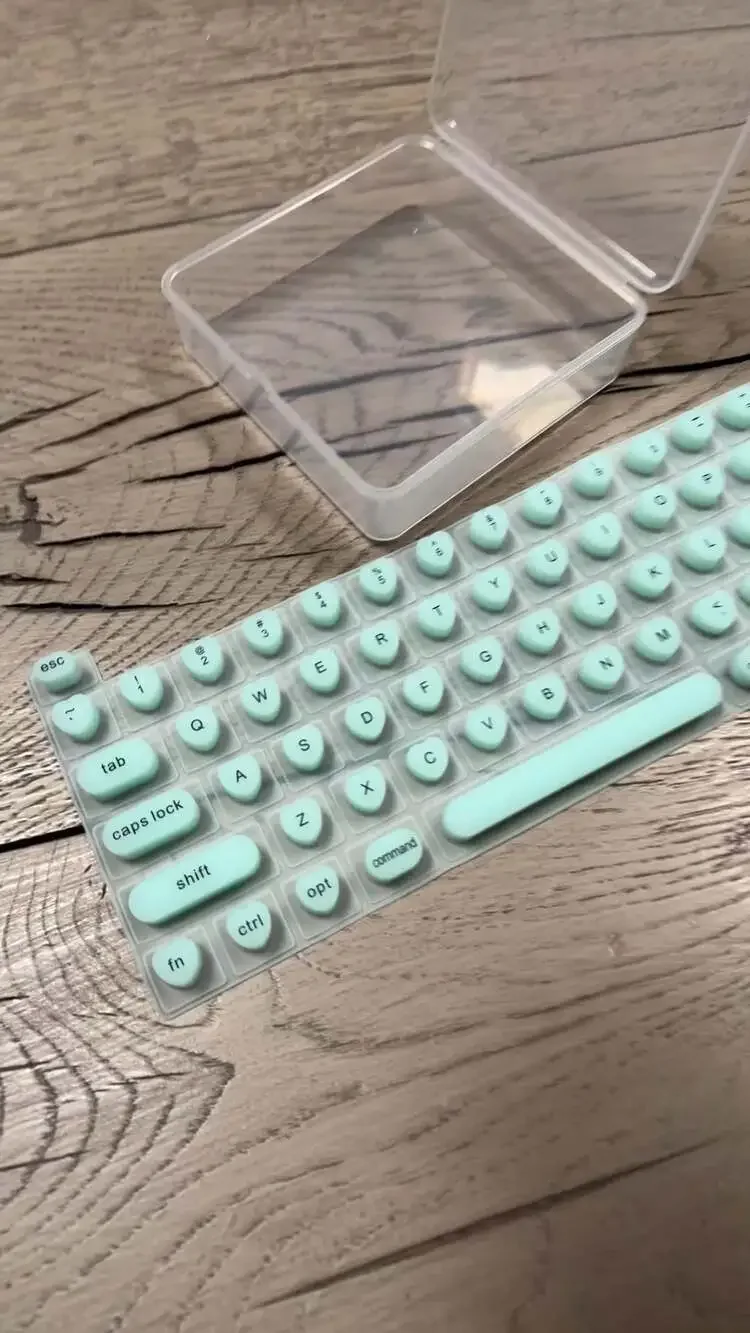 Silicone Keyboard Film Protective Cover Portable  for Long Nails